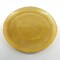 Handmade Glass Dinner Plate with Metal Finish Textured Modern Tableware